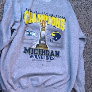 MICHIGAN BIG 10 FOOTBALL CHAMPIONS